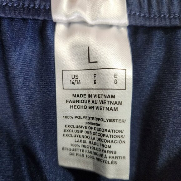 Boys Navy Blue Adidas Regular Fit Track Pants Size L (14/16) - Picture 9 of 15